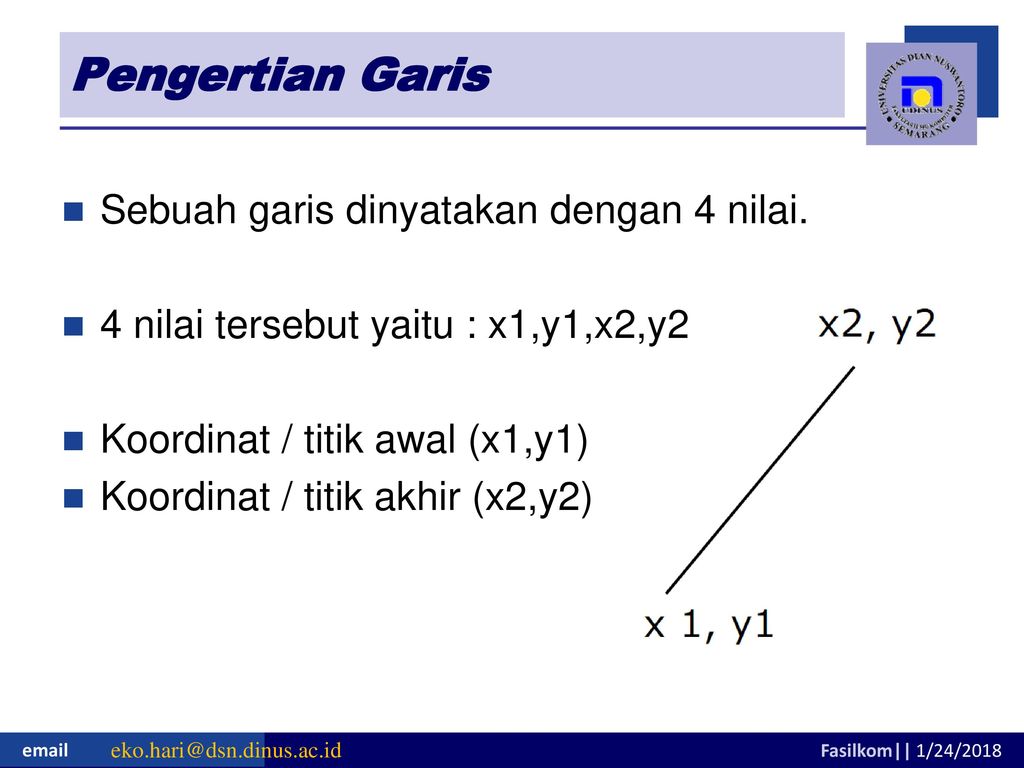 Detail Algoritma Gambar Garis Nomer 6