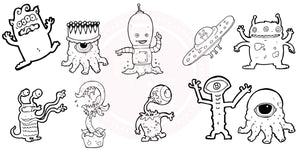 Detail Alien Clipart Nomer 37