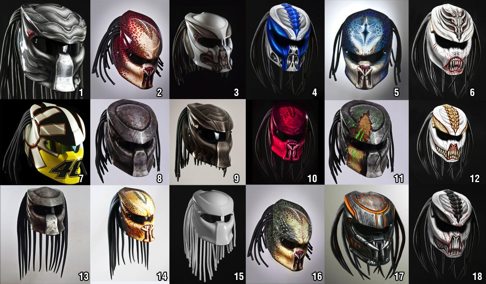 Detail Alien Vs Predator Bike Helmet Nomer 53