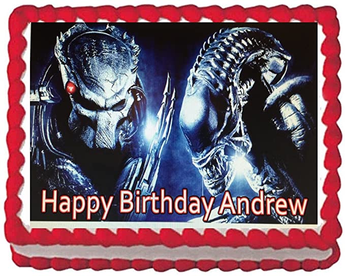 Alien Vs Predator Birthday Cake - KibrisPDR