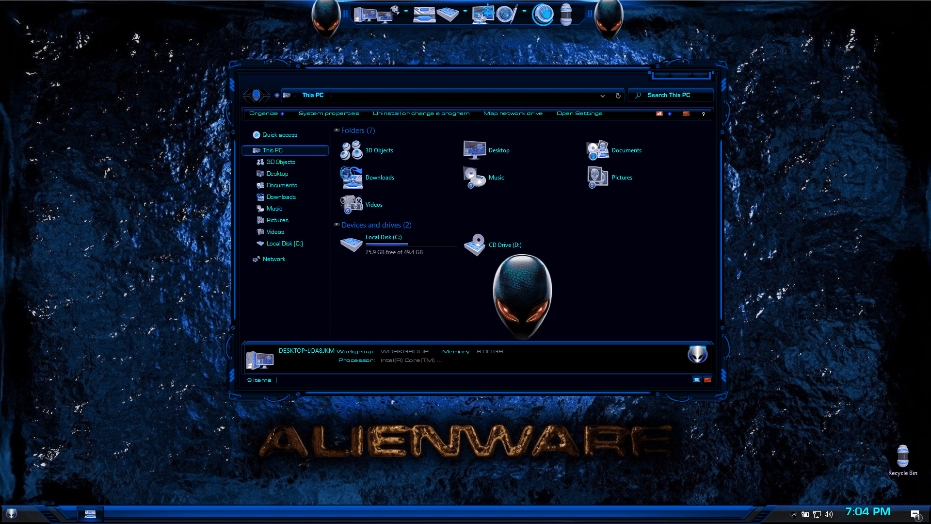 Detail Alienware Theme Nomer 24