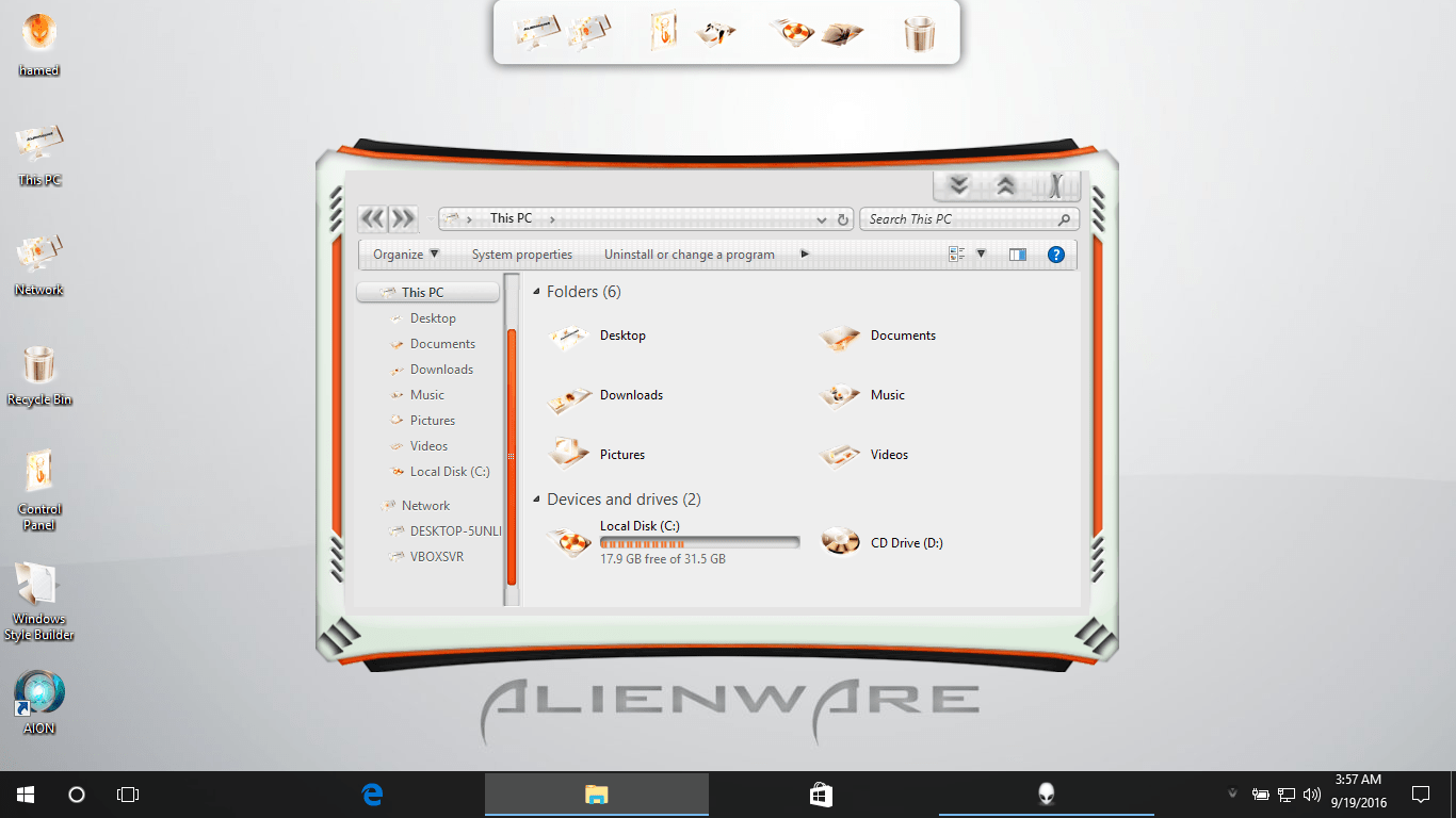 Detail Alienware Theme For Windows 10 Nomer 26