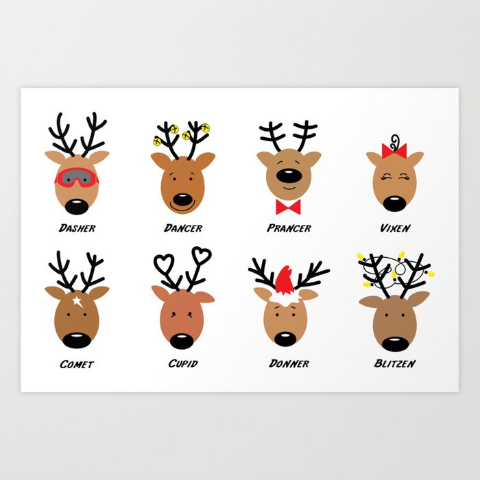 Detail All 9 Reindeer Names Nomer 21