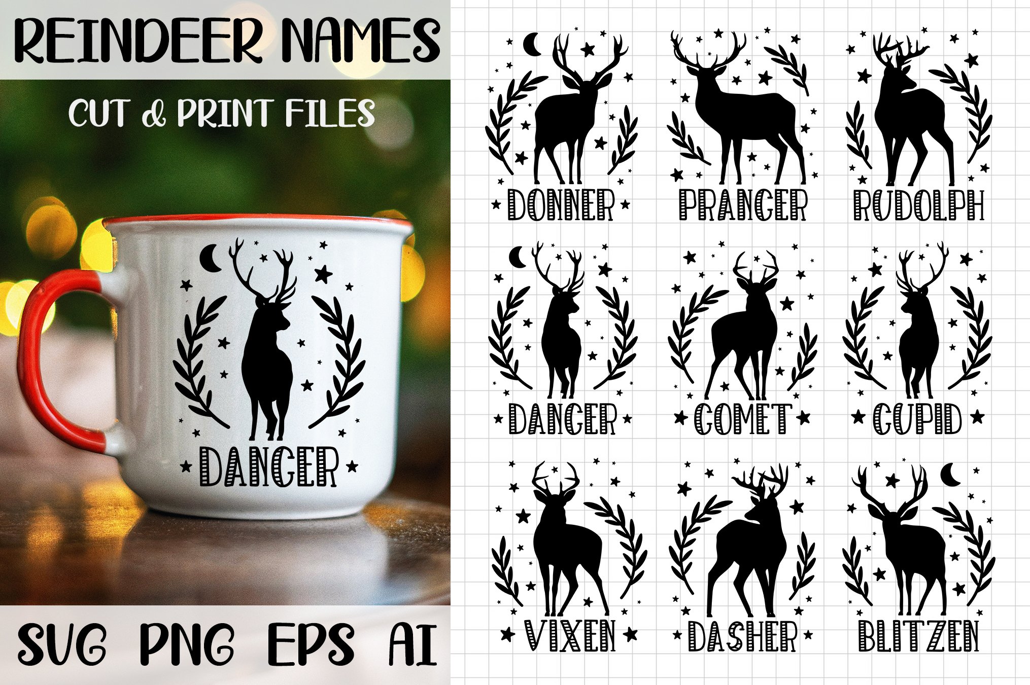 Detail All 9 Reindeer Names Nomer 46