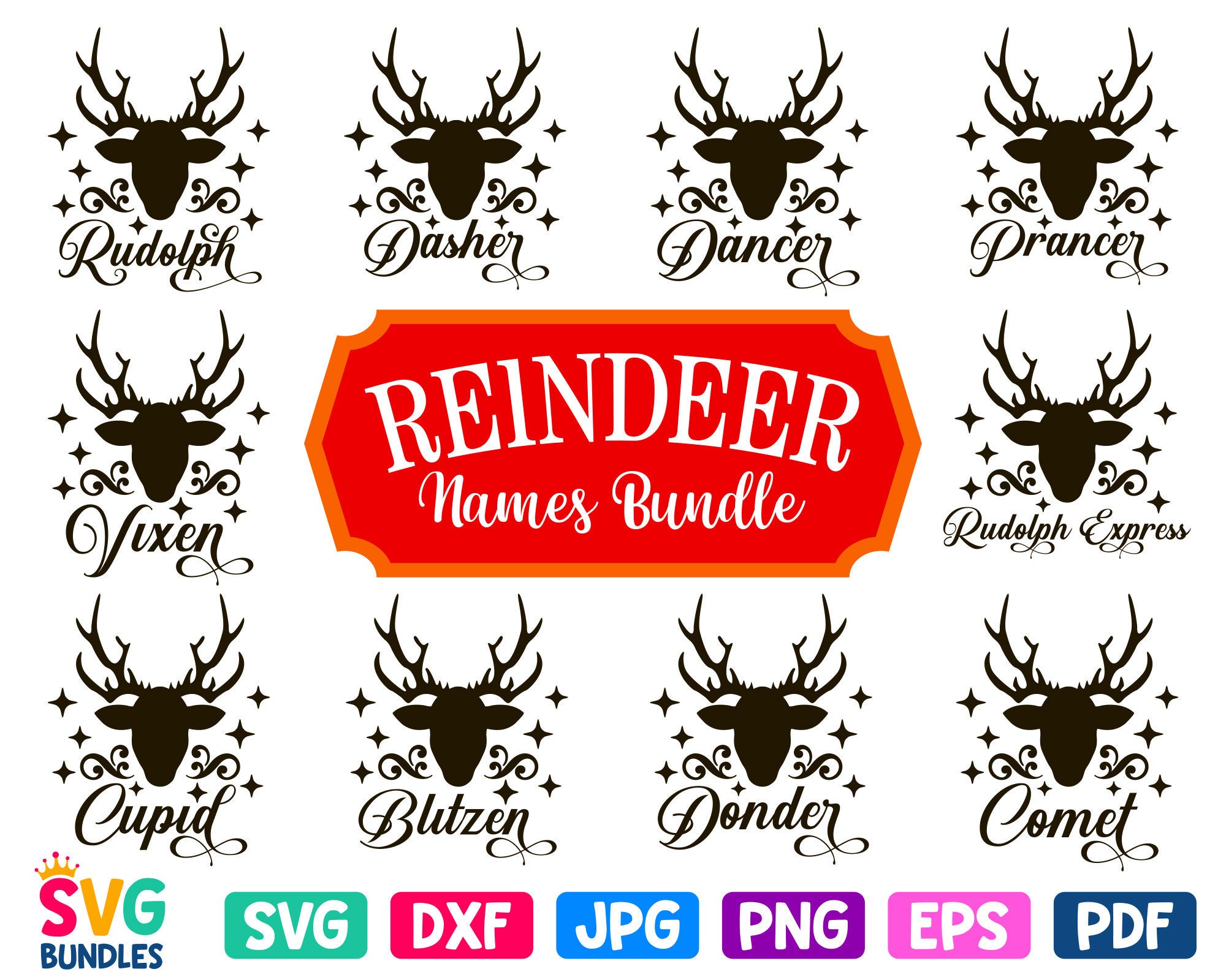 Detail All Nine Reindeer Names Nomer 26