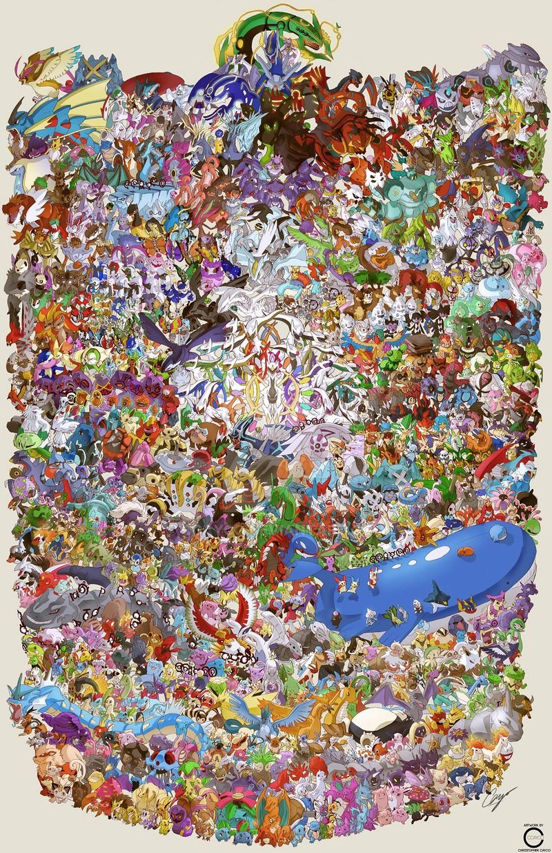 Detail All Pokemon In One Picture Nomer 2
