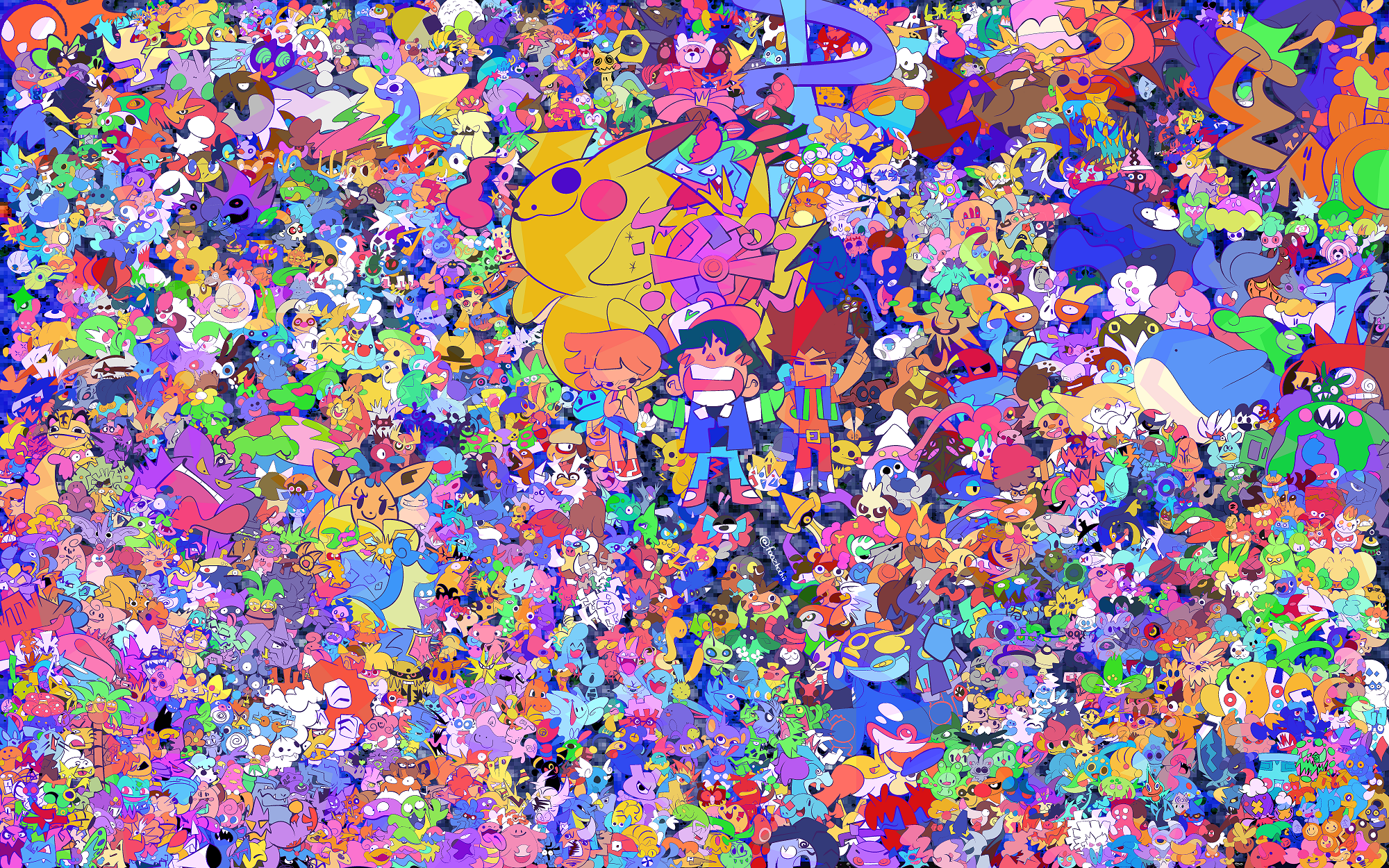 Detail All Pokemon In One Picture Nomer 15