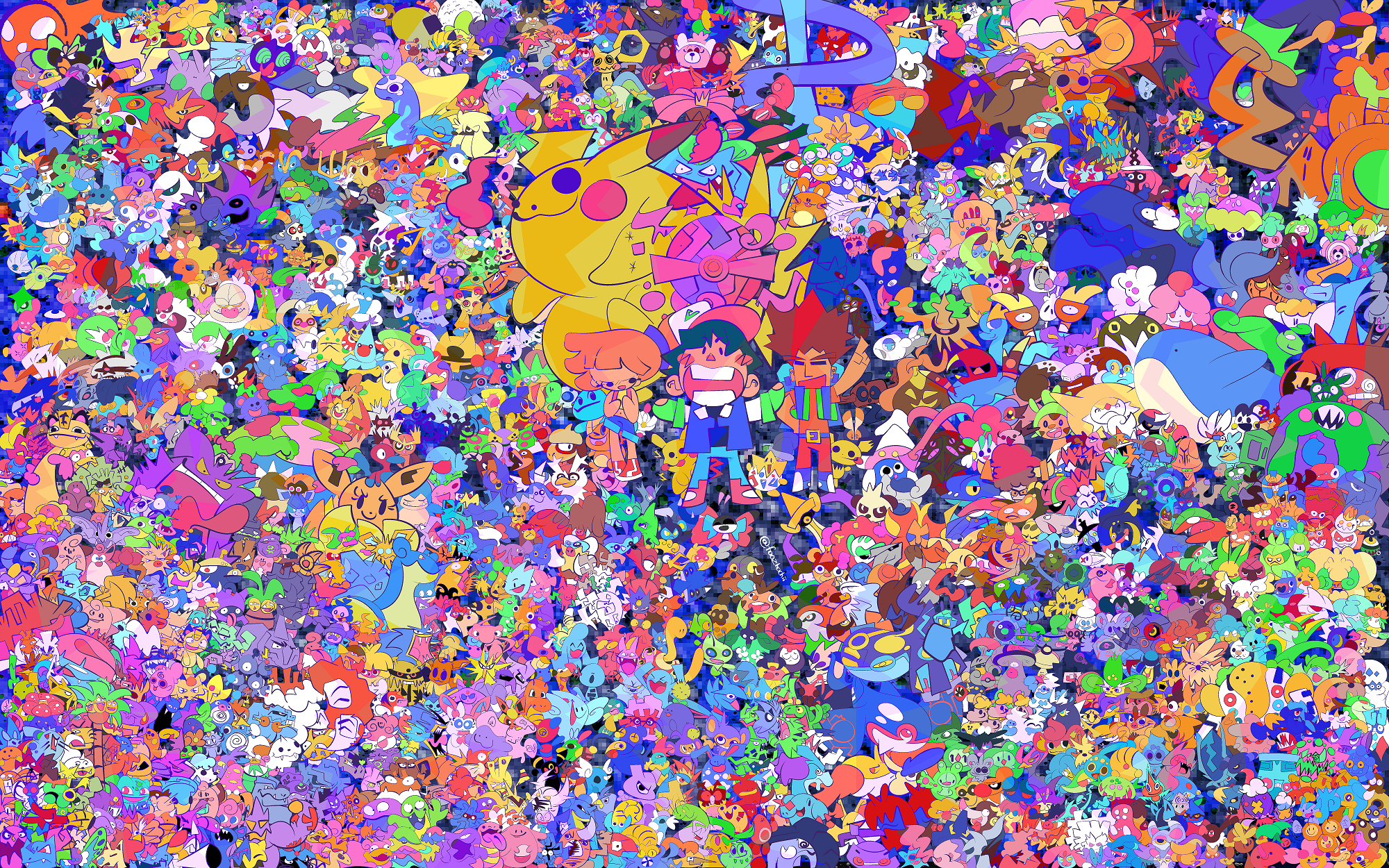 Detail All The Pokemon In One Picture Nomer 10