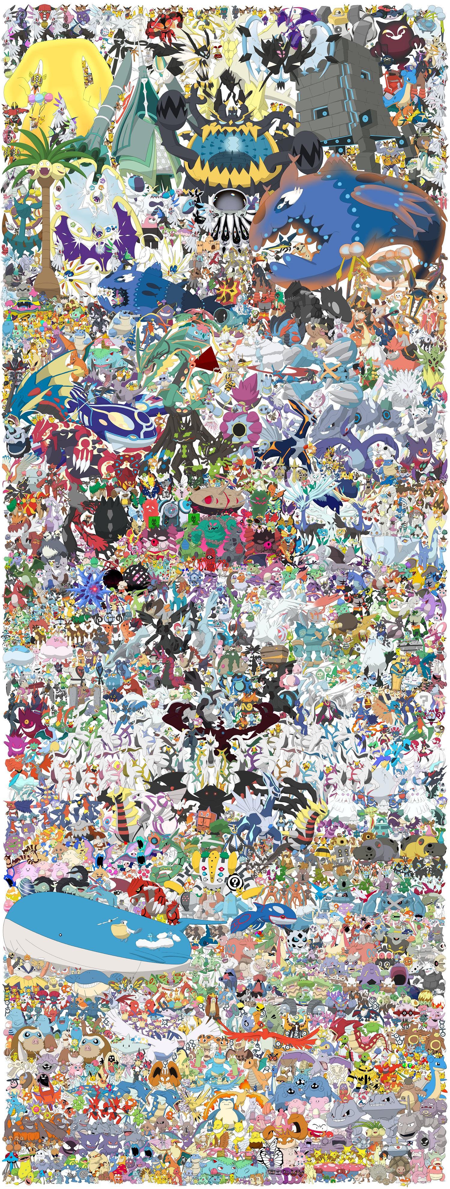 Detail All The Pokemon In One Picture Nomer 15