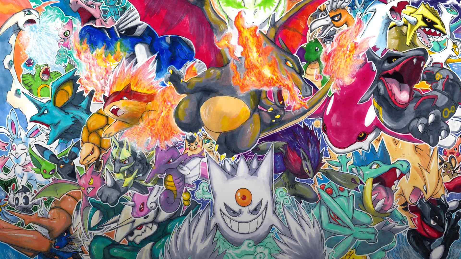 Detail All The Pokemon In One Picture Nomer 40
