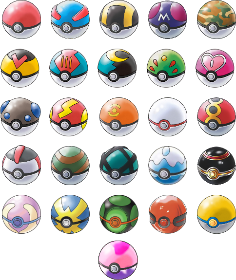 Detail All Types Of Pokeball Nomer 5