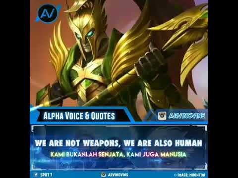 Detail Alpha Mobile Legends Quotes Nomer 12