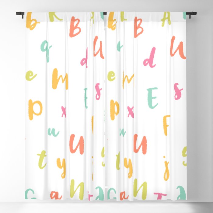 Detail Alphabet Curtains Nomer 2