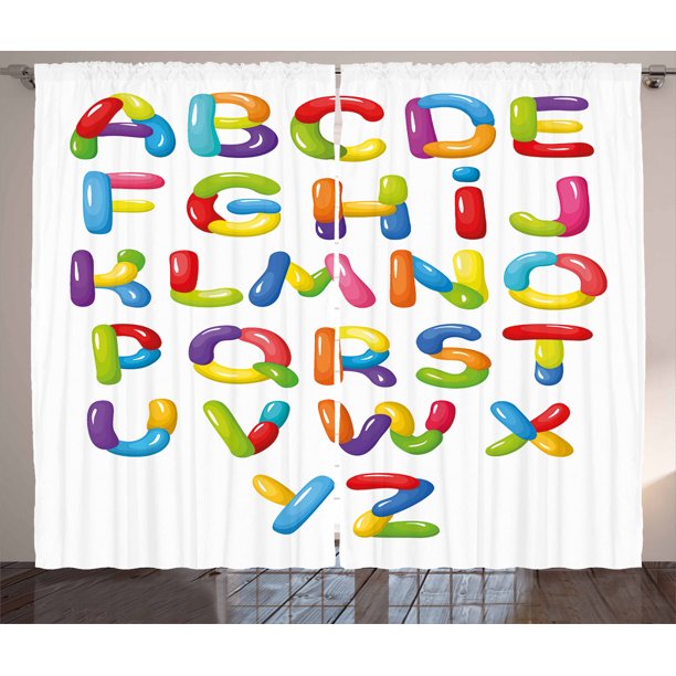 Detail Alphabet Curtains Nomer 25