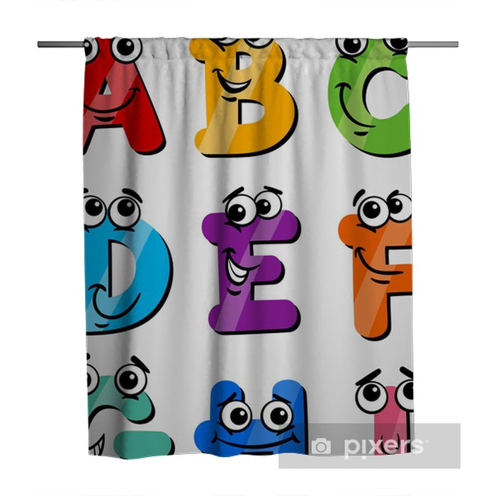 Detail Alphabet Curtains Nomer 45