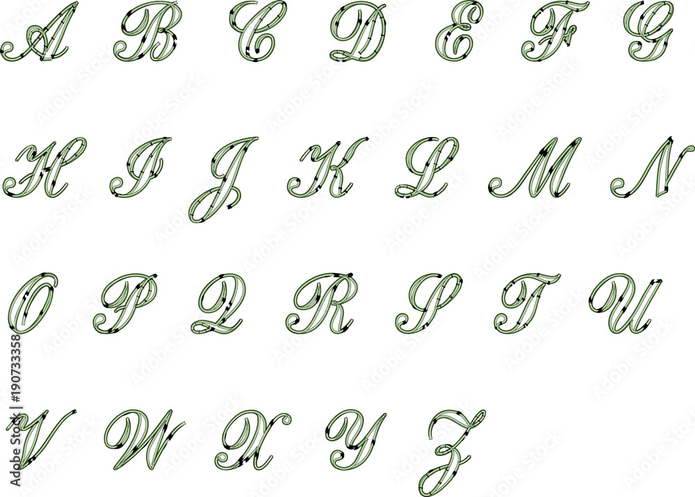 Detail Alphabet Design Images Nomer 32