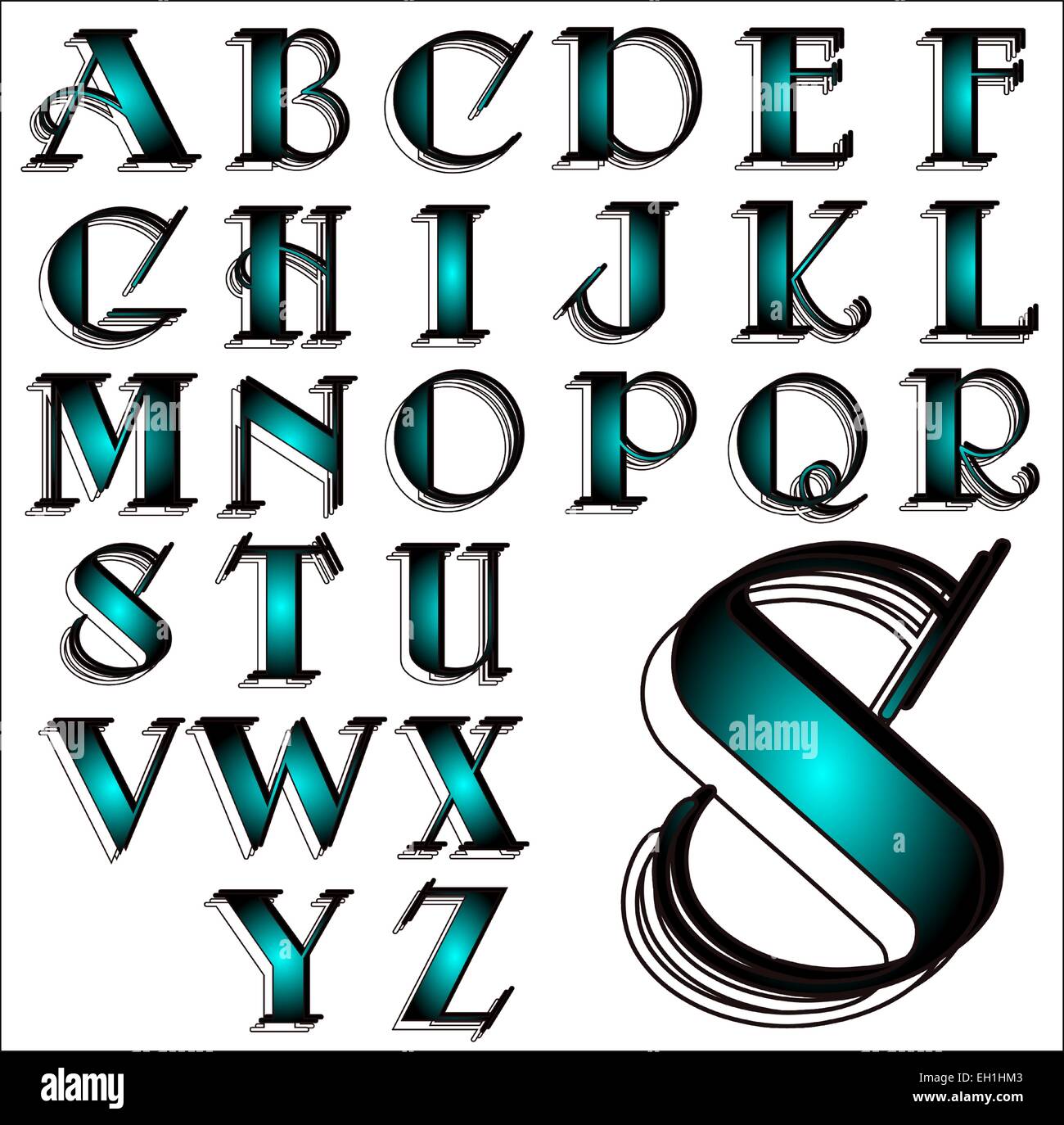 Detail Alphabet Design Images Nomer 37