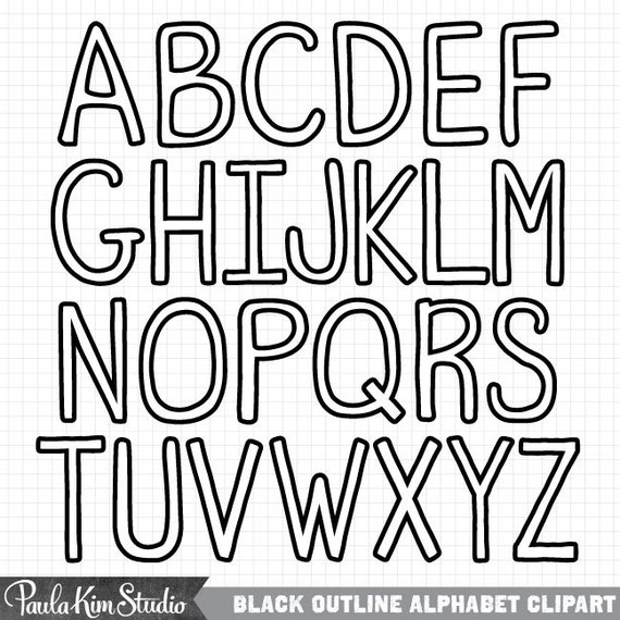 Detail Alphabet Line Clipart Nomer 49