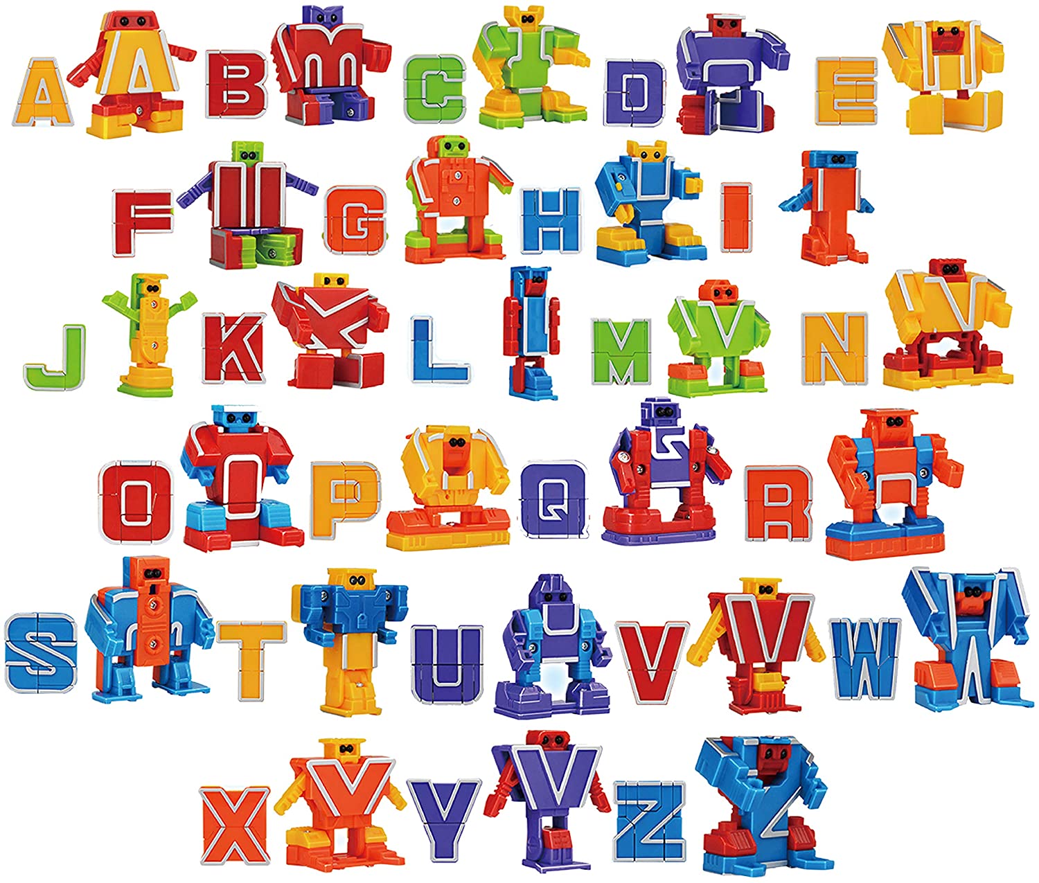 Alphabet Robot Transformers - KibrisPDR