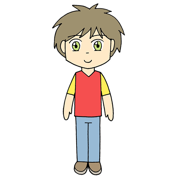 Detail Boy Drawing Nomer 19