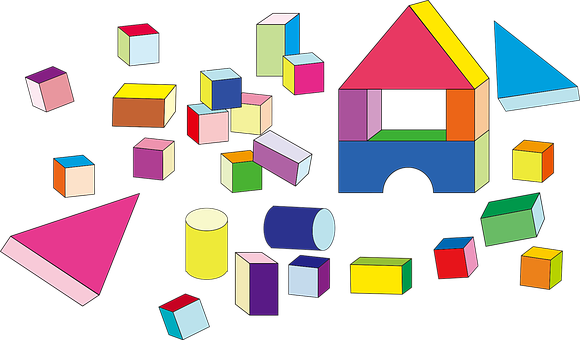 Clipart Bausteine - KibrisPDR
