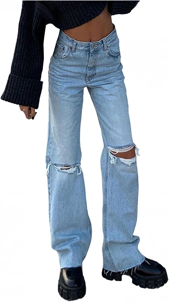Detail In Zerrissenen Jeans Nomer 26