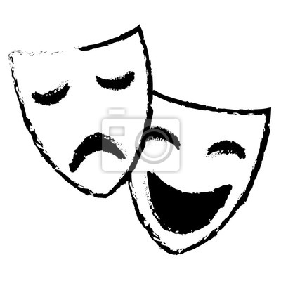 Detail Symbol Theater Masken Nomer 16