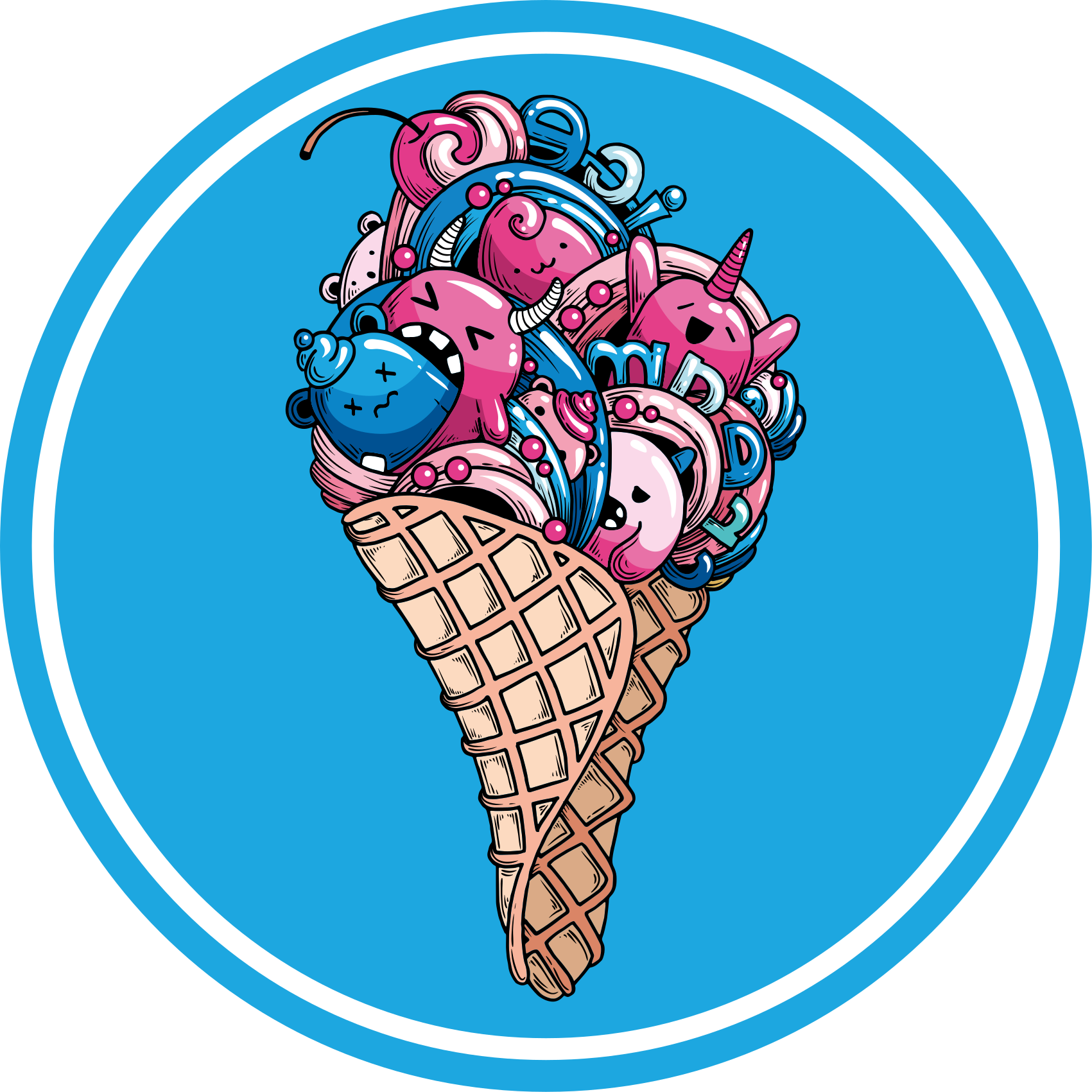 Detail Blaues Eis Nomer 15