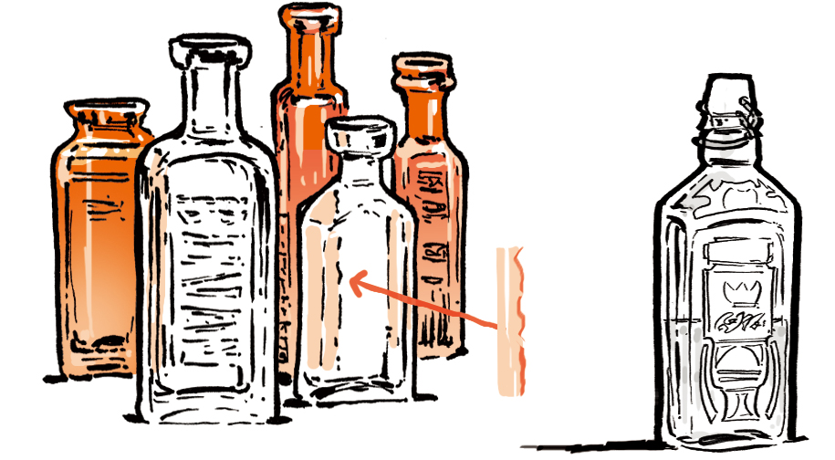 Bottle Drawing - KibrisPDR