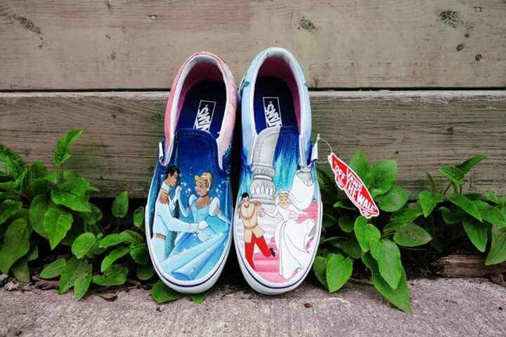 Detail Cinderella Vans Shoes Nomer 2