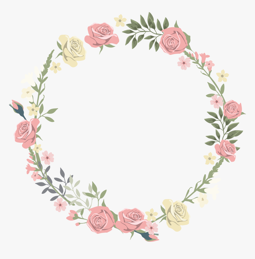 Detail Circle Flower Frame Png Nomer 23