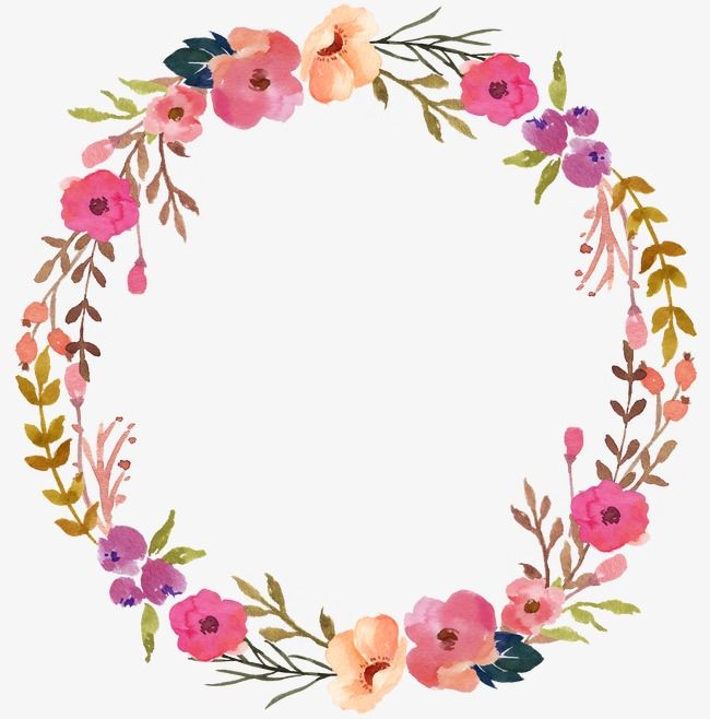 Detail Circle Flower Frame Png Nomer 45