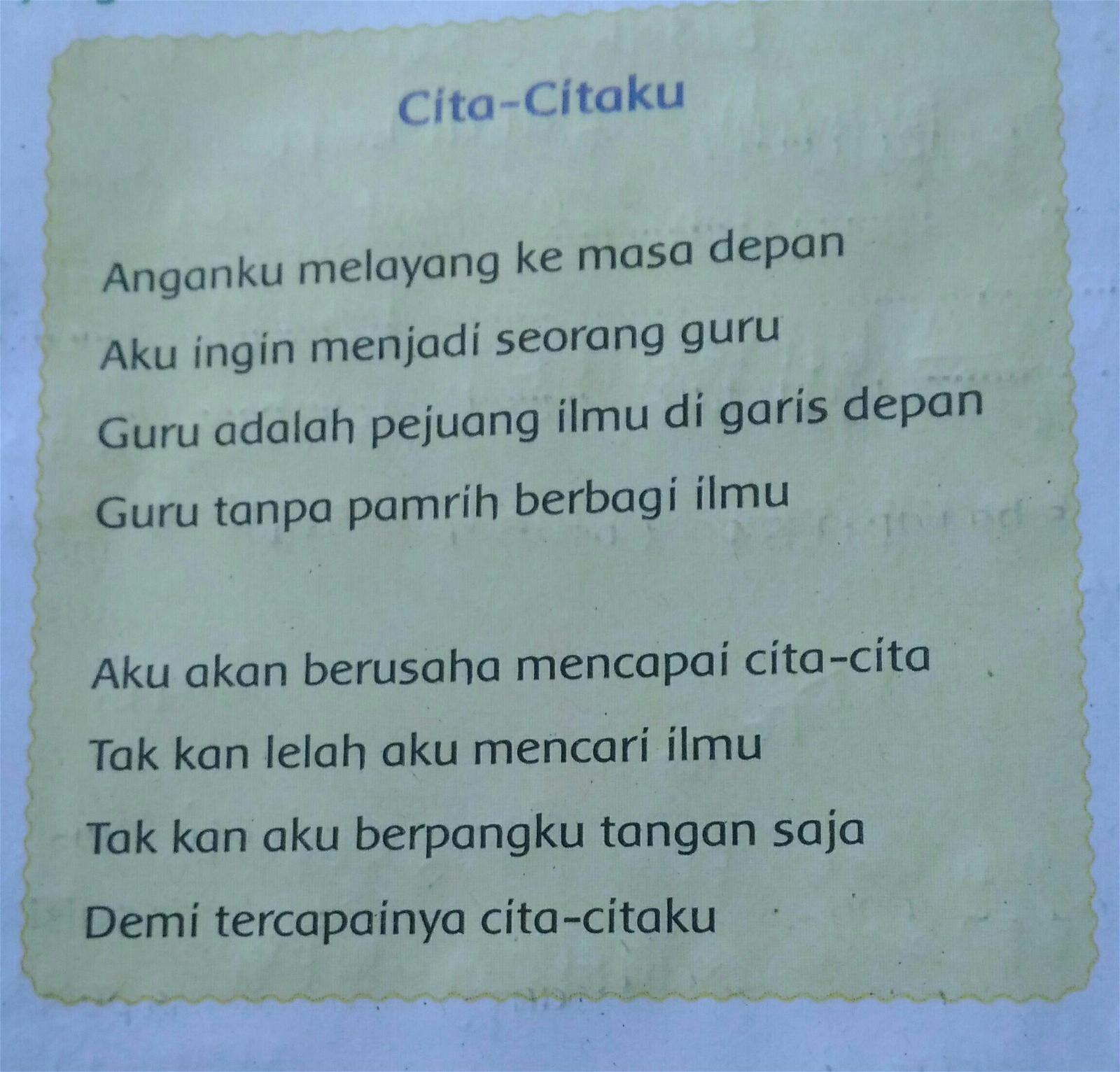 Detail Cita Cita Puisi Nomer 37