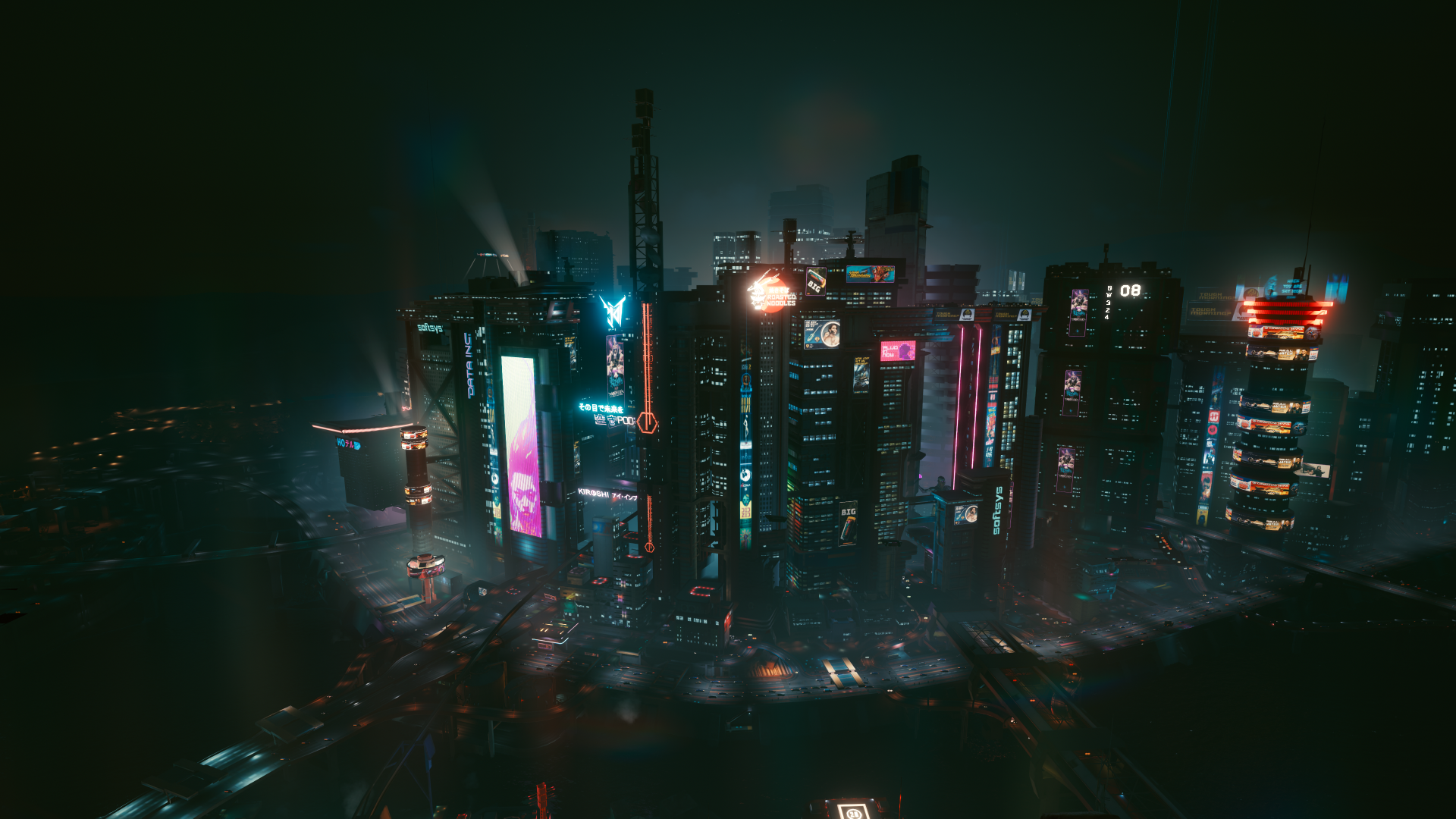 Detail City Night Wallpaper 4k Nomer 23