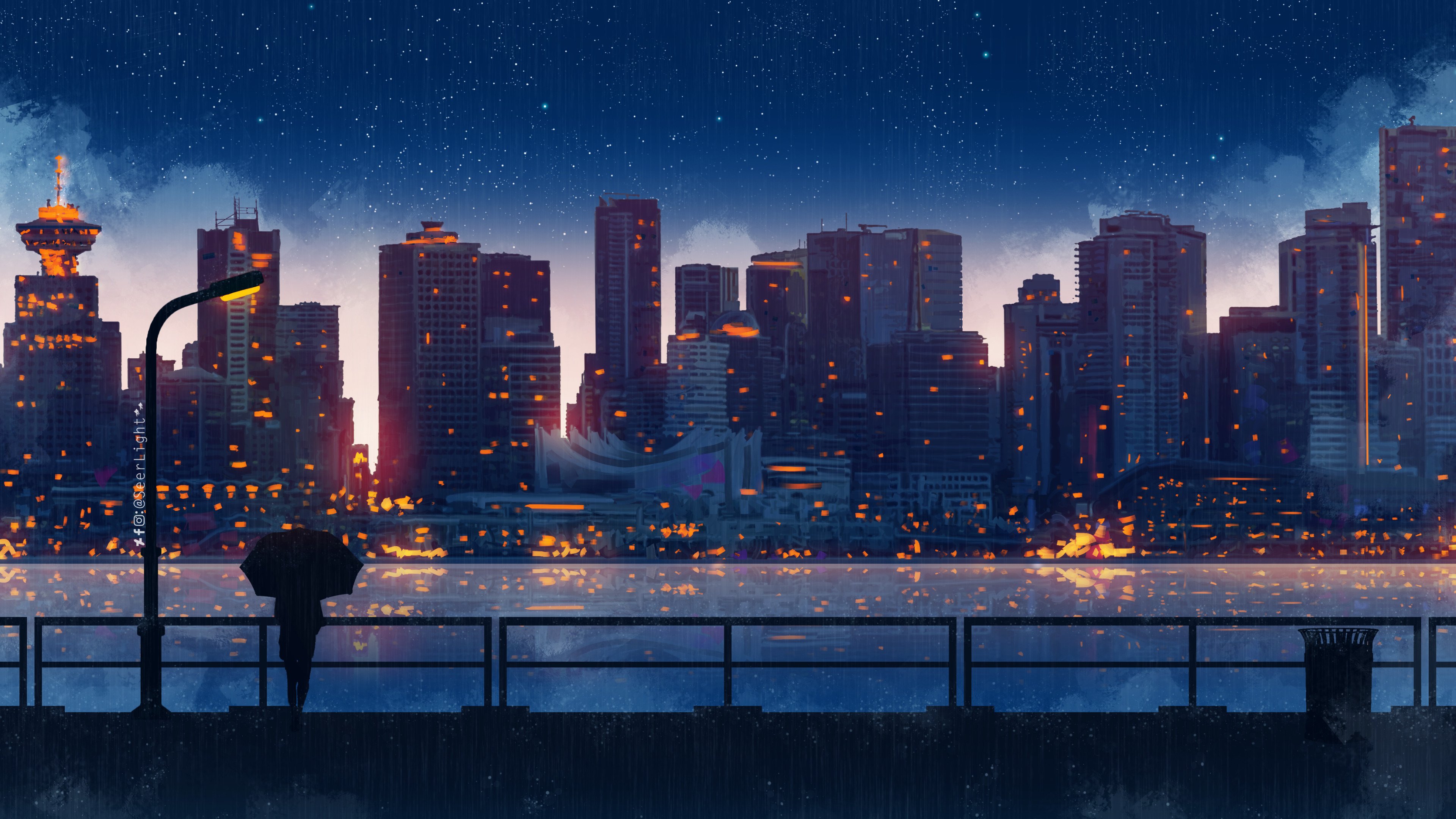 Detail City Night Wallpaper 4k Nomer 40