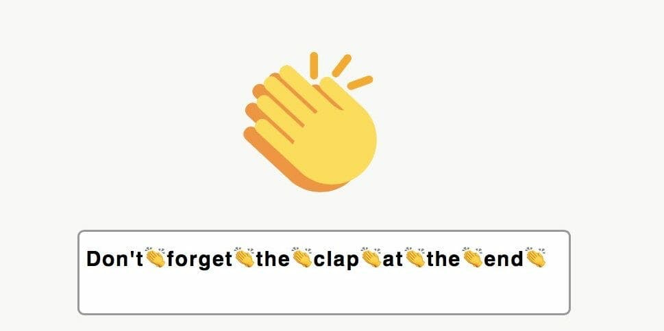 Detail Clap Emoji Meme Nomer 23