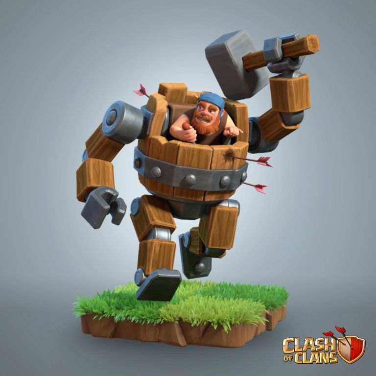 Detail Clash Of Clans Robot Nomer 5