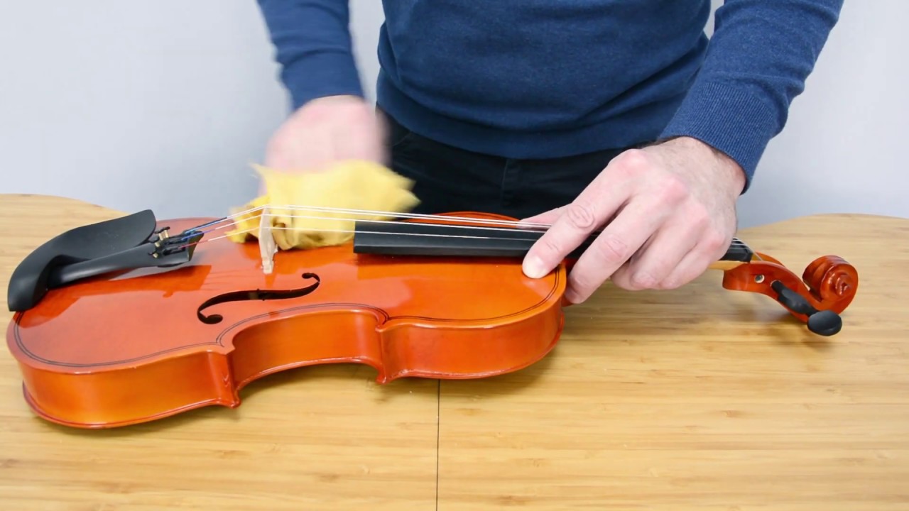 Detail Cleaning Violin With Olive Oil Nomer 8