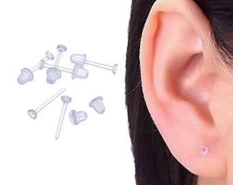 Detail Clear Conch Piercing Nomer 53