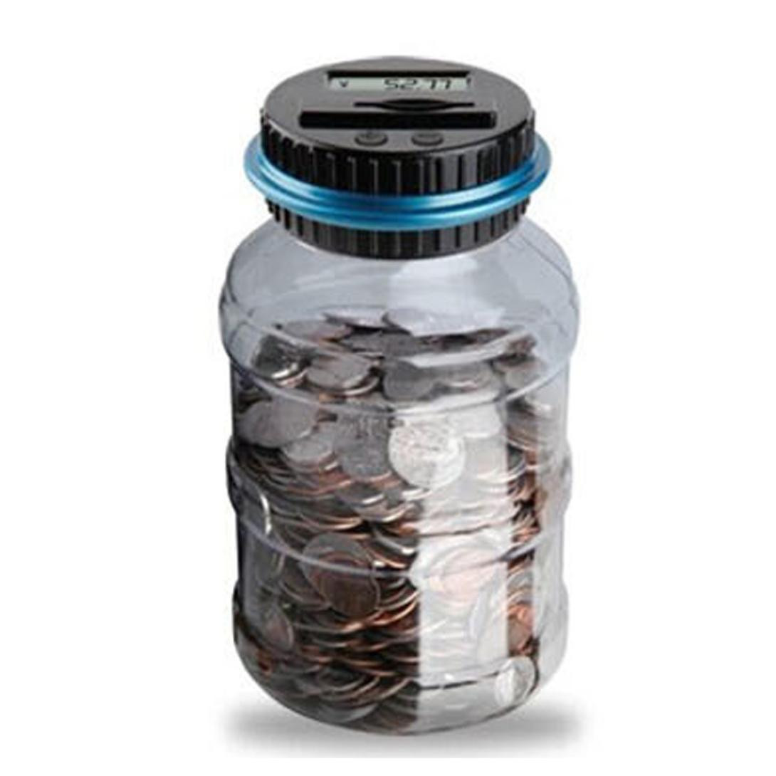 Detail Clear Piggy Bank Jar Nomer 13