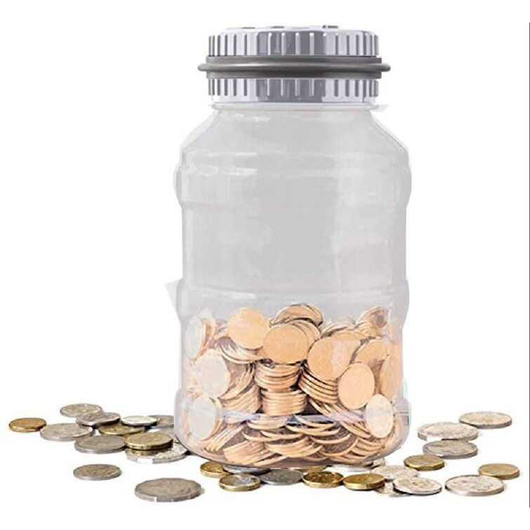 Detail Clear Piggy Bank Jar Nomer 41