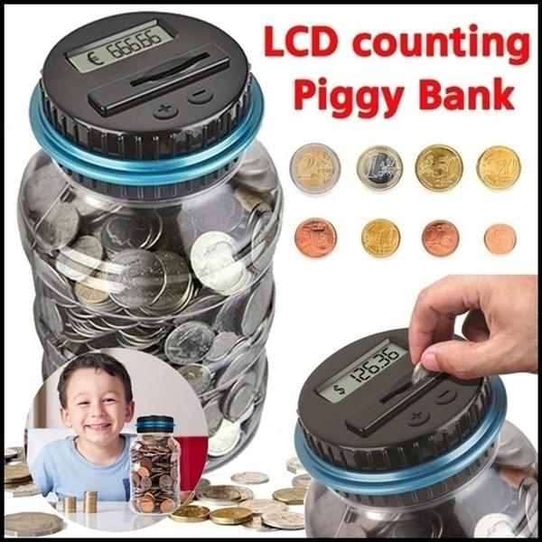 Detail Clear Piggy Bank Jar Nomer 43