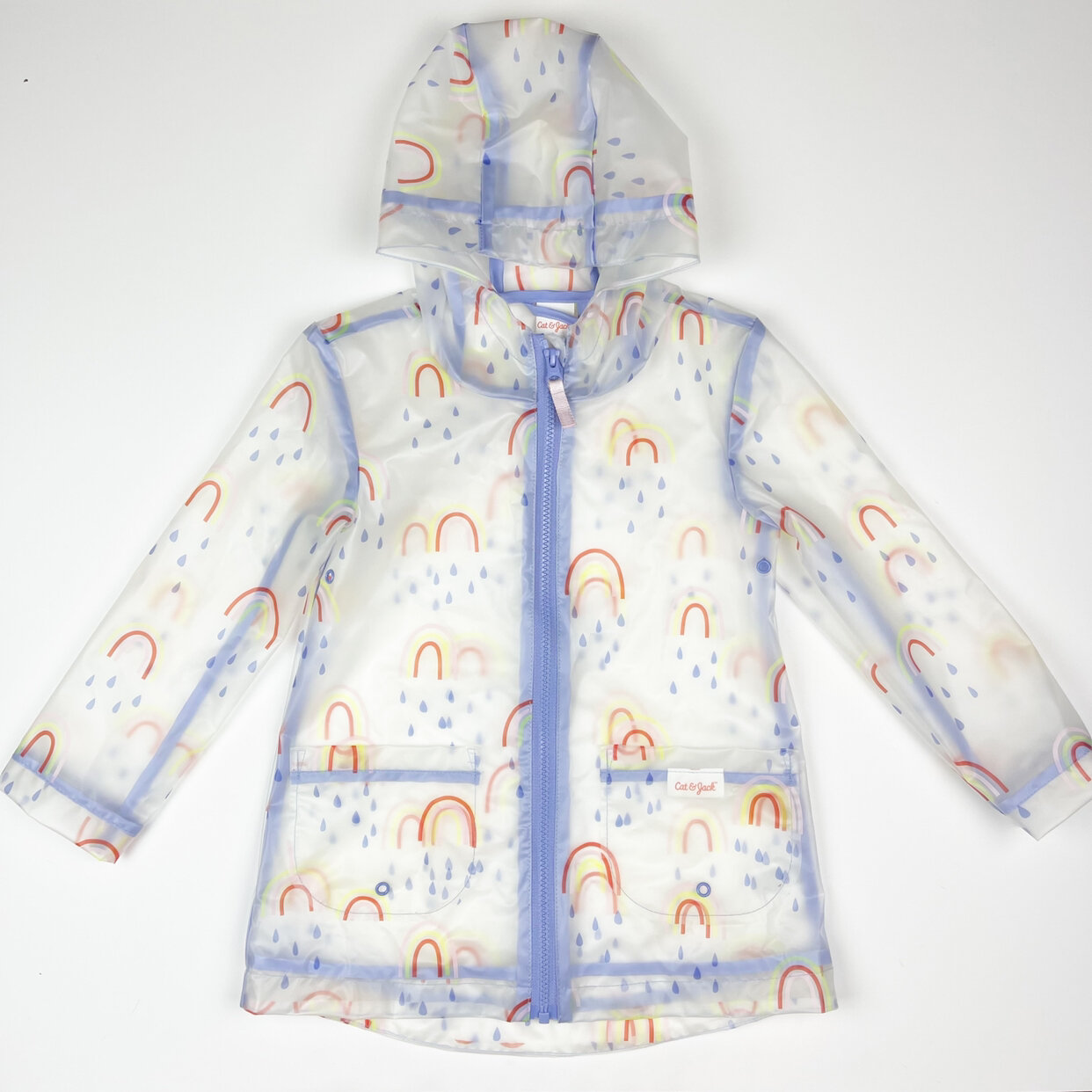 Detail Clear Rainbow Raincoat Nomer 20