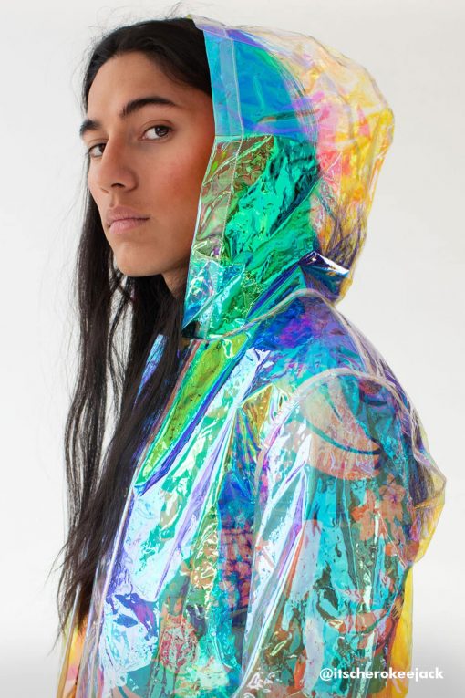 Detail Clear Rainbow Raincoat Nomer 51