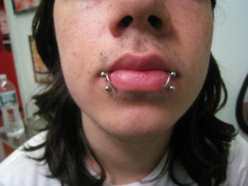 Detail Clear Snake Eyes Piercing Nomer 50