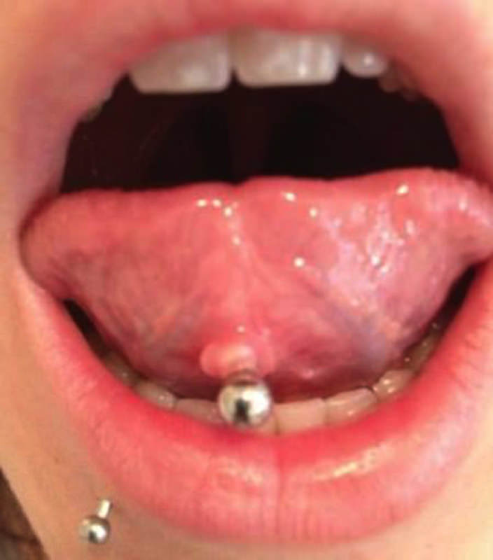 Detail Clear Tongue Piercing Jewelry Nomer 19