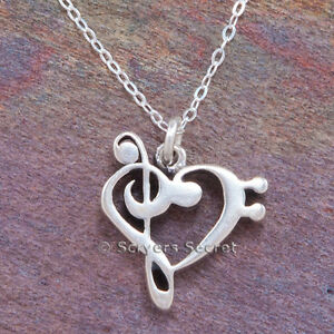 Detail Clef Heart Necklace Nomer 20