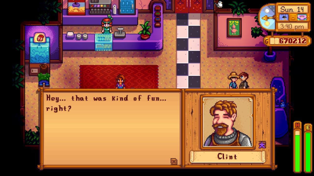 Detail Clint Stardew Valley Nomer 12
