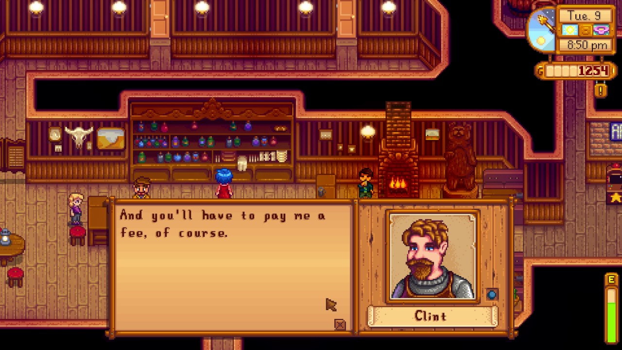 Detail Clint Stardew Valley Nomer 3