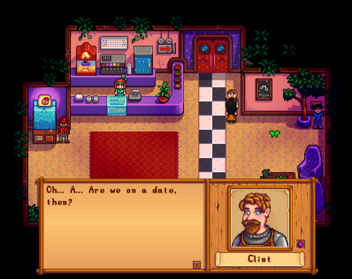 Detail Clint Stardew Valley Nomer 19